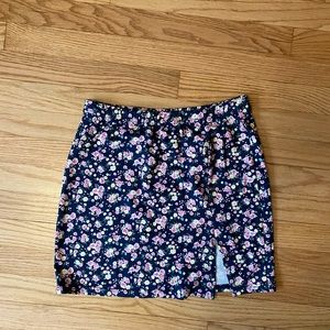 Floral Mini Skirt
